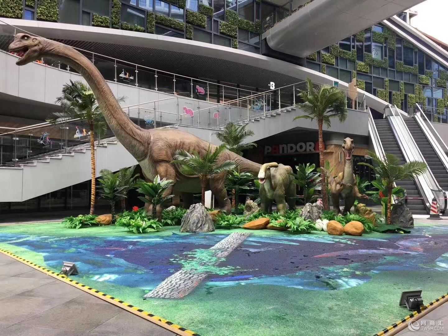 自贡恐龙工厂，恐龙场景还原，科普仿真机械恐龙制作